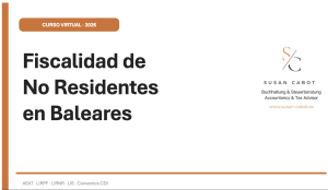 Curso de Fiscalidad de No Residentes