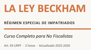 Ley Beckham — Régimen Especial de Impatriados en España